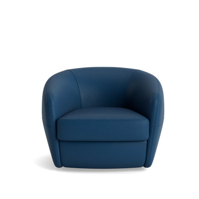 Elaine Leather Swivel Chair