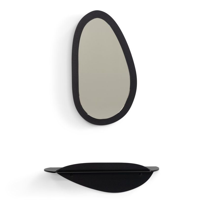 Spinder X Eva Van De Ven Steel Unique Mirror, Black