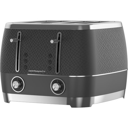 Beko Grey Cosmopolis 4 Slot Toaster