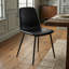 Chaise rembourrée en similicuir Kody -1551518130