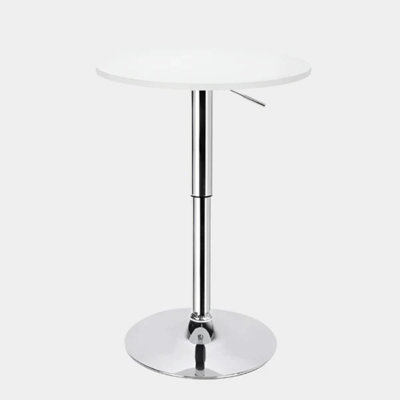 Table de bar ronde et réglable