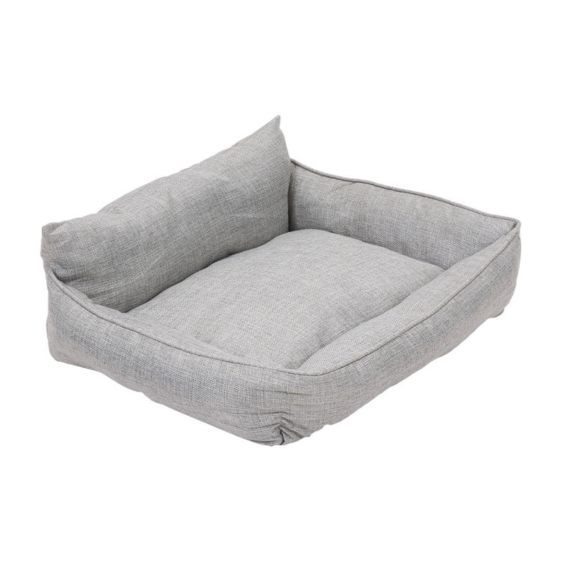 Polyester Pet Bed, 22cm H x 53cm W x 46cm D, Grey