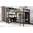 Metal Loft Bed With Wardrobe And L-Shaped Desk, Queen Size Loft Bed With Storage Cubes And Shelves, Heavy Duty Loft Bed For Kids Teens Adults-2143120935