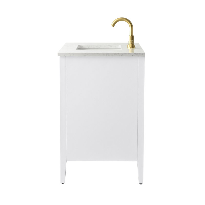 Emma 36" W Single Vanity, White