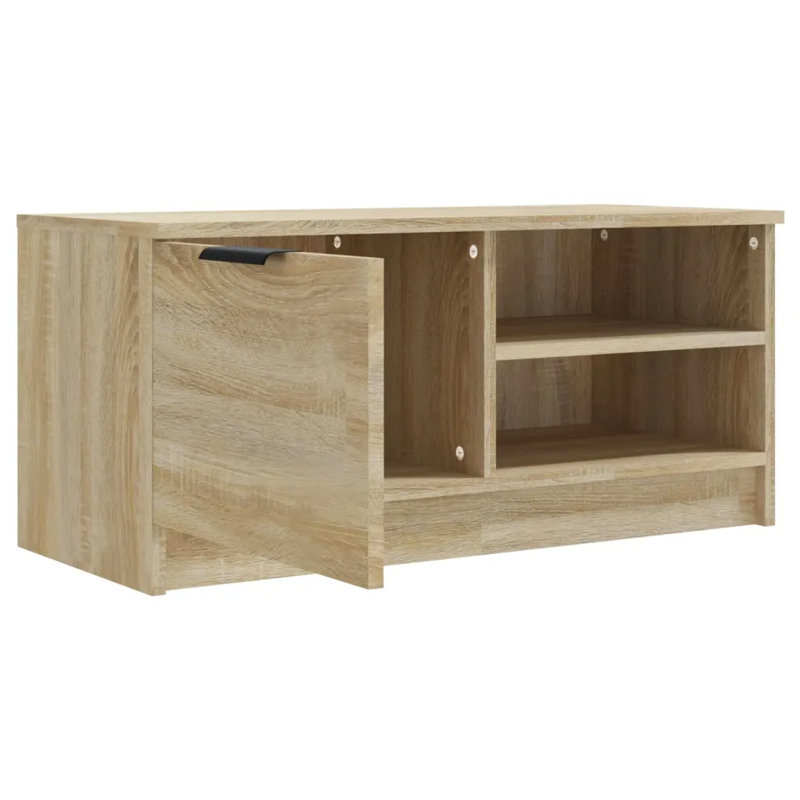 Unfinished TV Stand for TVs up to 80, Sonoma Oak