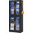 67" Tall Black Bookcase With Doors-399846709