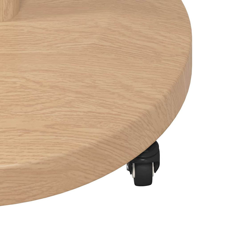 Steel Umbrella Base, Light Wood