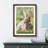 Rabbit In A Green Field - Single Picture Frame Print on MDF-56863888-56863891