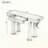 Console Table with Hidden Drawer, Side Power Outlet