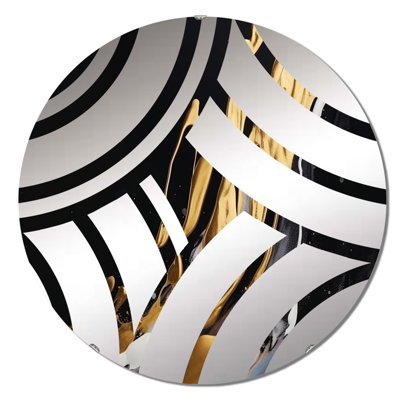 Miroir décoratif Swartzia, 23,6 po x 23,6 po