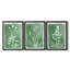 Green Botanical I - Toile tendue avec châssis sur mesure - 3 pièces-776545718-776545673