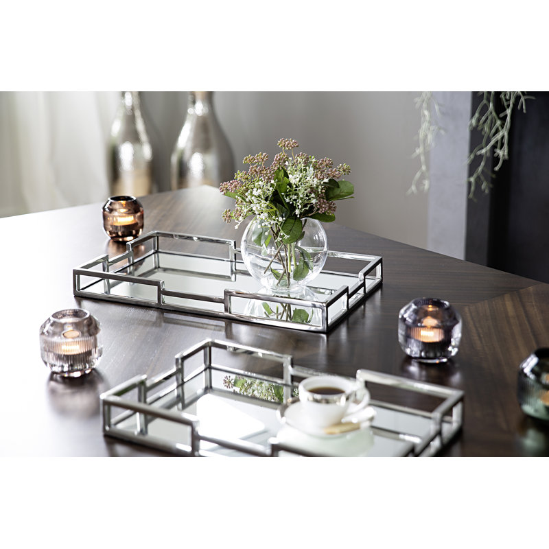 Homage Metal Tray, 5cm H x 40cm W x 25cm D