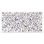 « foule », impression sur verre