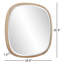 Miroir d'appoint mural en chêne naturel Cartwell Antjuan-87892908
