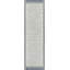Tapis de couloir intérieur géométrique crème / bleu 2 pi x 8 pi (2 pi 3 po x 8 pi) Selene de Branch Branch-2030411