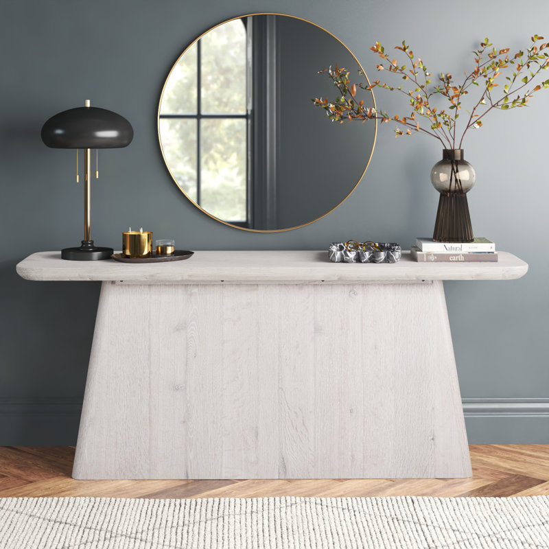 Lowell 72'' Console Table, White Wash
