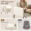 Upholstered Corduroy Accent Chair-1042979801