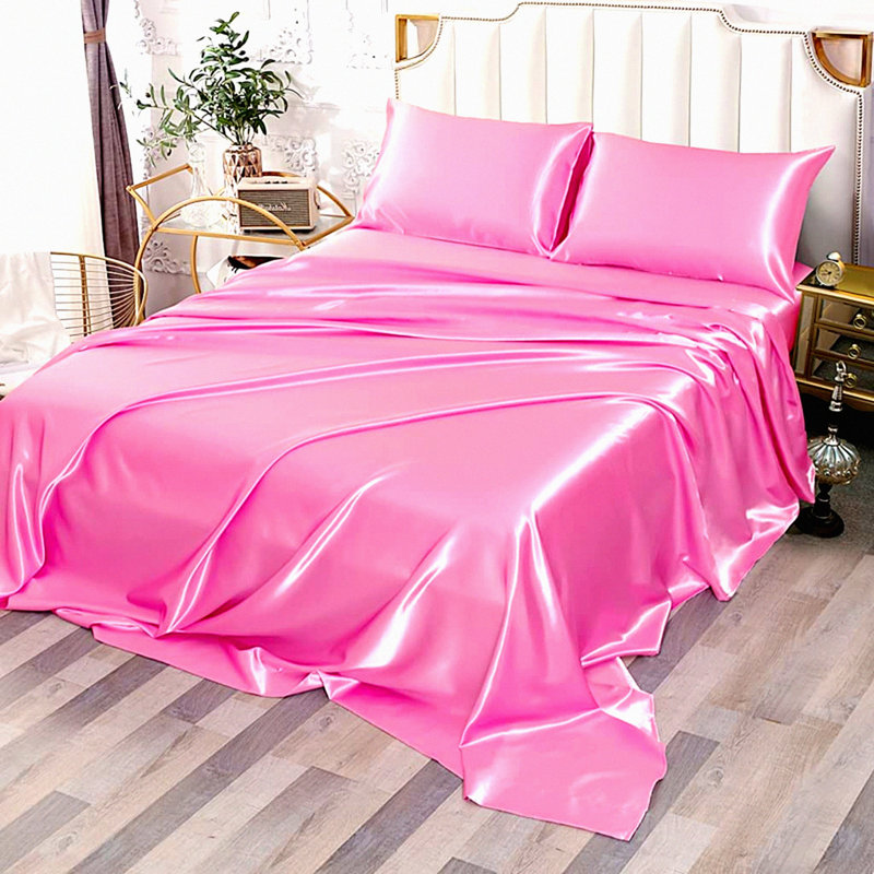 Silky Bedding Set - Luxe Hotel Collection - Wrinkle & Fade Resistant - Deep Pocket Sheets - 3-Piece Sheet Set with Pillow Cases
