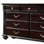 Commode 9 tiroirs avec miroir Abijah
