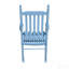 Chaise berçante en bois en bois bleu-814399862