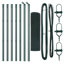 40cm H x 1000cm W Metal Border Fencing