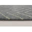 Tapis gris en laine noué à la main 6 pi 10 po x 9 pi 6 po Theodora