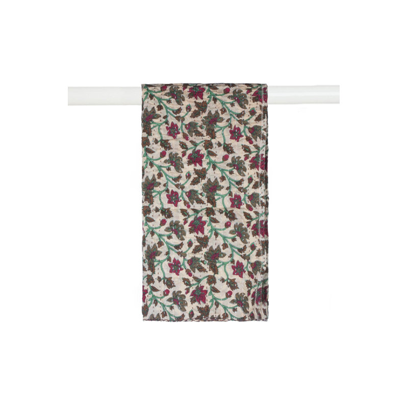 Aines Floral 100% Cotton Table Runner