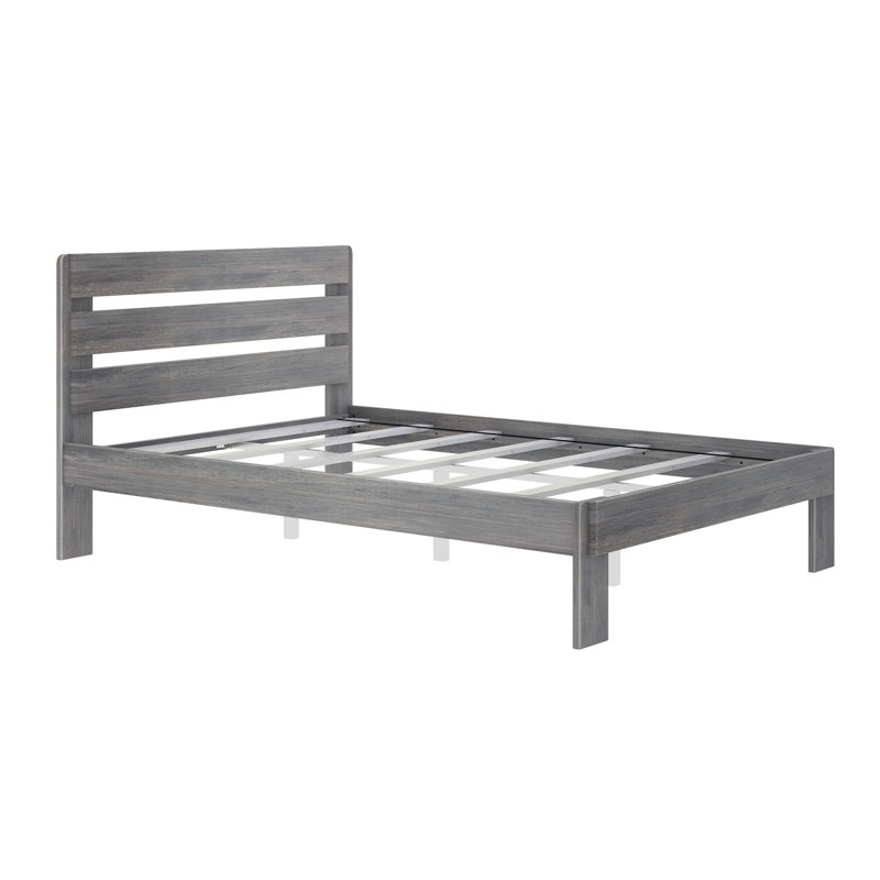  Cyprian Kids Solid Wood Platform Bed, Queen, Driftwood