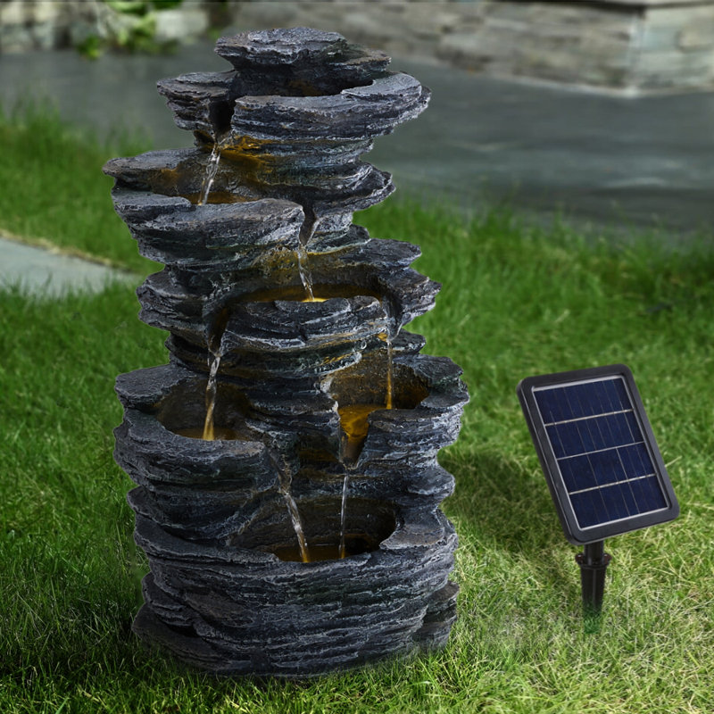 Aspasius Outdoor Weather Resistant Cascade Fountain