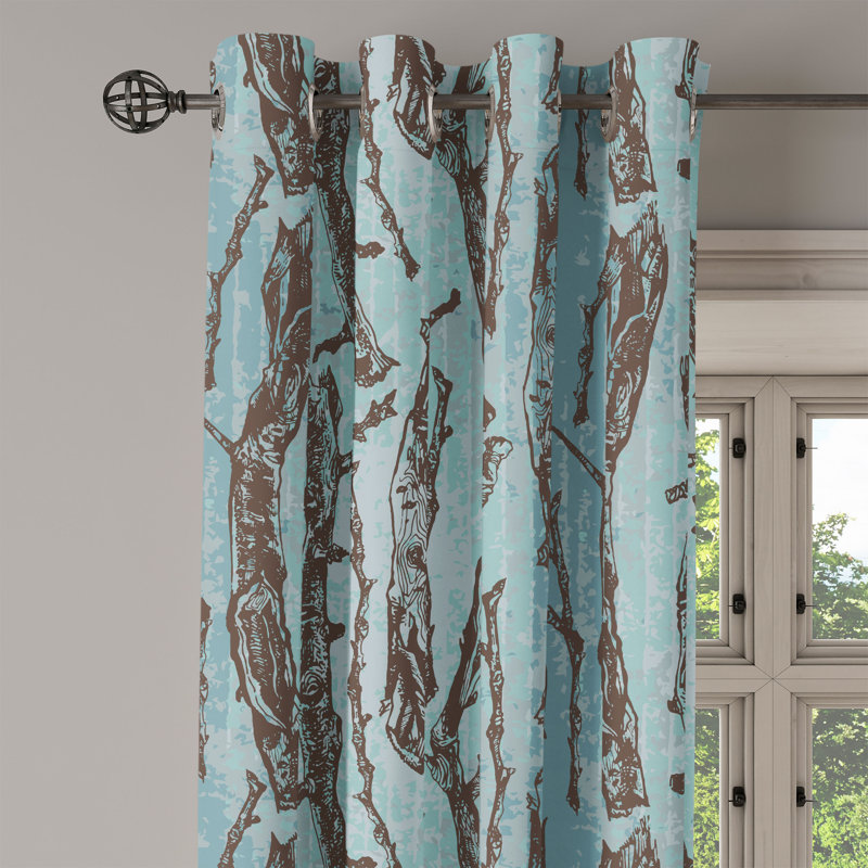 Rideau à œillets Ophelia & Co. Woodland, L 50 po x L 96 po