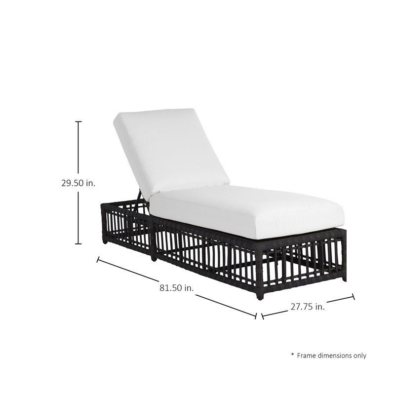 Newport 81.5" Long Reclining Single Chaise with Cushions, No Welt, Verona Fossil, Burlap