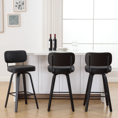 Loranza Swivel Upholstered Counter & Bar Stool