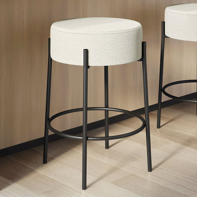 Tabouret de bar et de comptoir sans dossier Aryam
