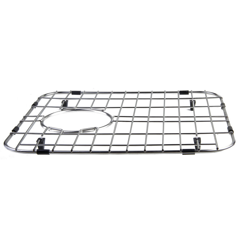 Grille d’évier de cuisine sur le côté droit 14 po x 15 po