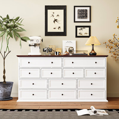 61"W 12-Drawer Dresser by Winston Porter