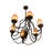 Carruthers 6 - Light Dimmable Empire Chandelier