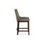 Upholstered Stool with Solid Wood Frame-542040181