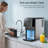 COWSAR Countertop Ice Maker Machine with Handle, 35lbs in 24Hrs,Auto-Cleaning Portable Ice Maker, for Home/Kitchen/Camping/RV