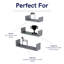 Hudson Shelf Kits, pack of 3 bookend wall shelves-67063340