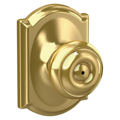 Georgian Privacy Knob with Camelot Trim