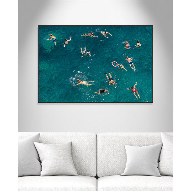 Tonti by Tonti, Black Framed Canvas, 41.5" H x 61.5" W x 2" D