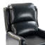 Fauteuil inclinable manuel en cuir véritable 29,5 po Ameer-1853913023