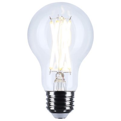 A19 DEL à culot moyen transparent 3500K CCT 120 Volt