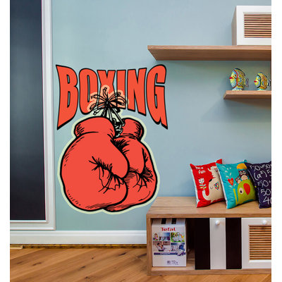 Décalcomanie en vinyle, gants de boxe de sport, personnaliser les autocollants de gymnastique de chasse, décalcomanie, gants de boxe, sports de combat, arts martiaux