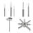 6-Light Contemporary Candelabra Styled Chandelier