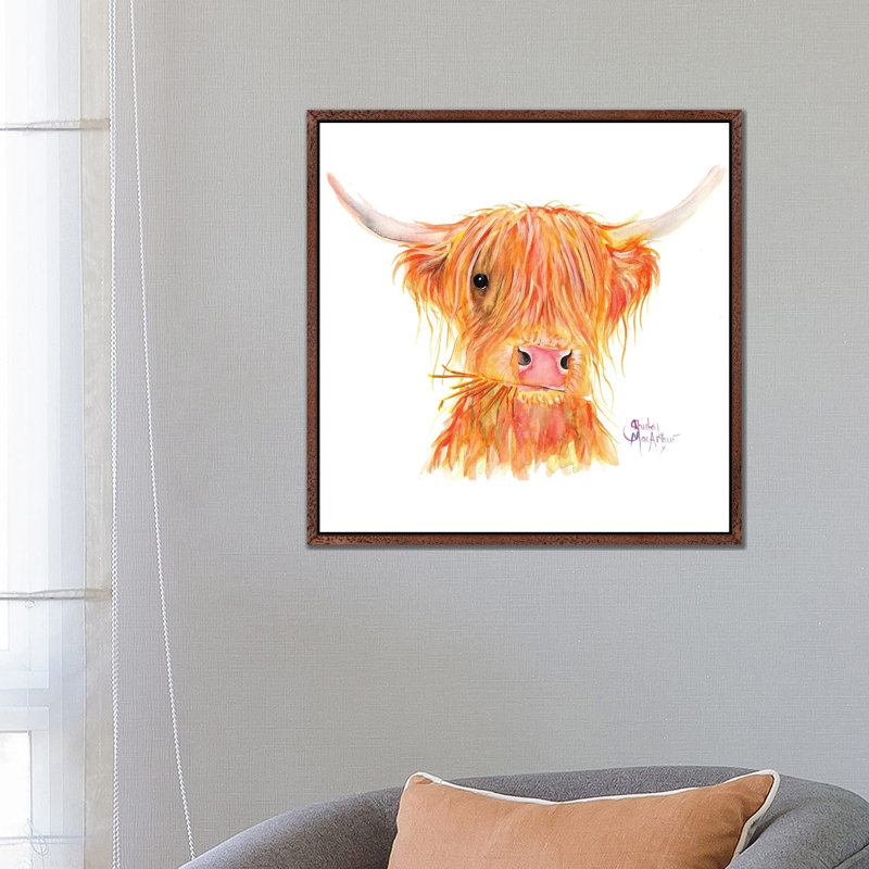 Fergus by Shirley Macarthur - Gallery-Wrapped Canvas Giclée on Canvas, Classic Wood Framed, 66.04 cm H x 66.04 cm W