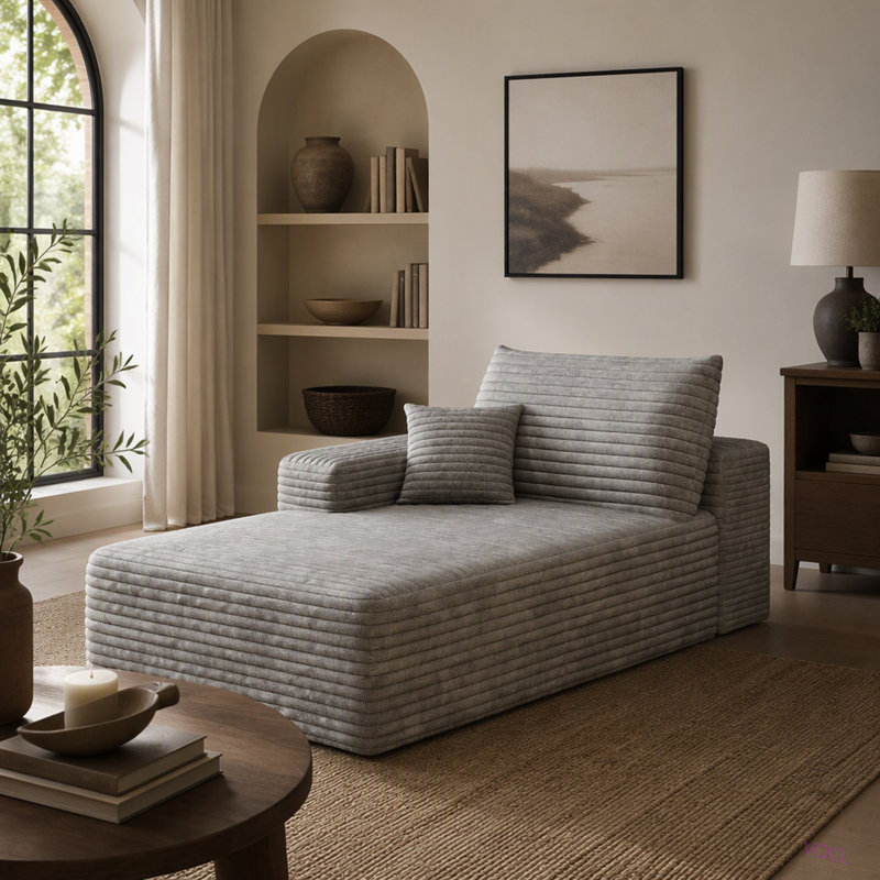 Y165-R-SLEEPER couchette droite, Right, Green Corduroy