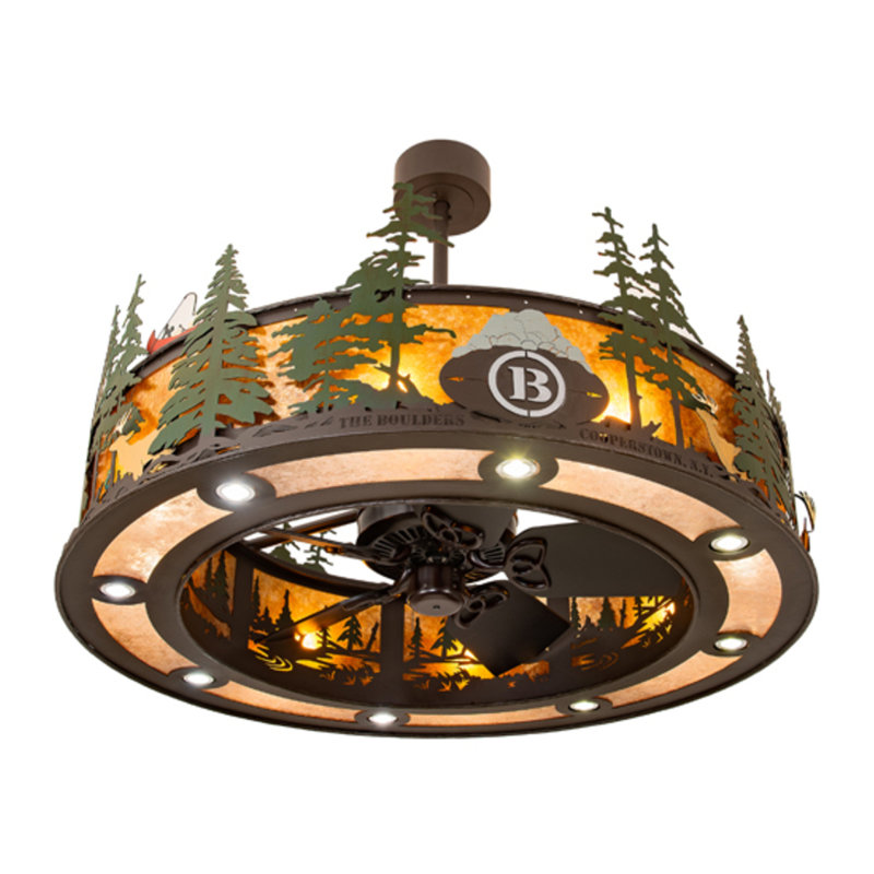 Boulders Downrod Ceiling Fan