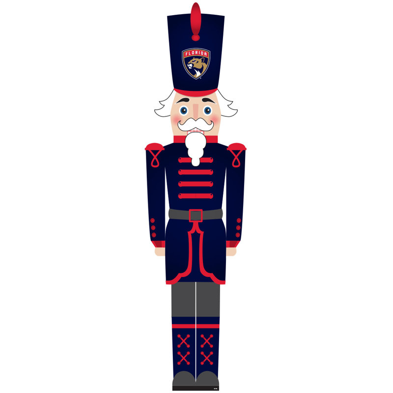 Florida Panthers 46" Nutcracker Leaner