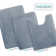 Aighan 3 Piece Ultra Soft and Absorbent Memory Foam Bath Rug Set with Non-Slip Backing
